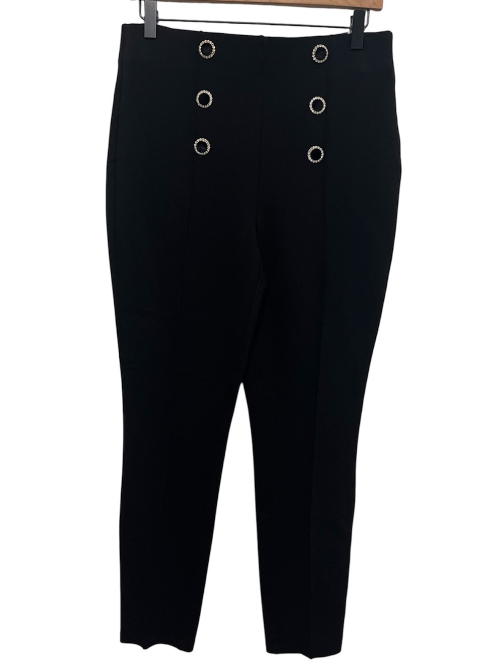 JULES & LEOPOLD Black Double Button Leggings NWT Size Medium